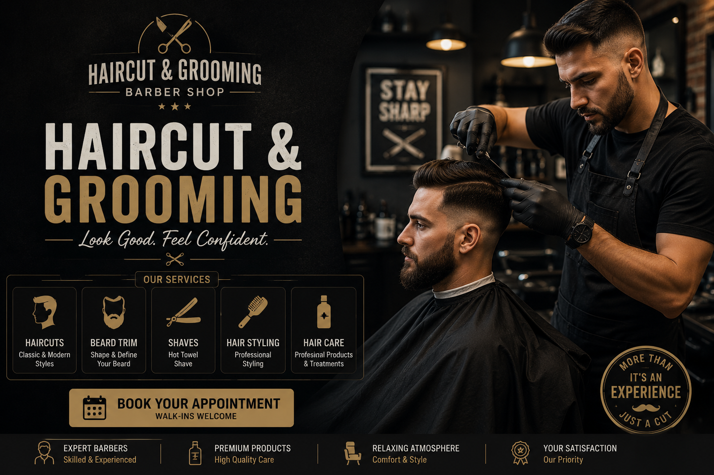 Haircut & Grooming - Barber Shop